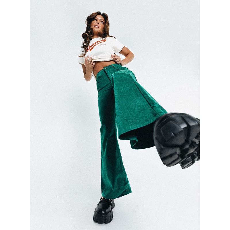 Nadia Pants Green Petite