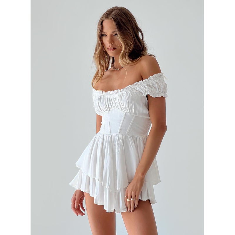 Tahiti Romper White