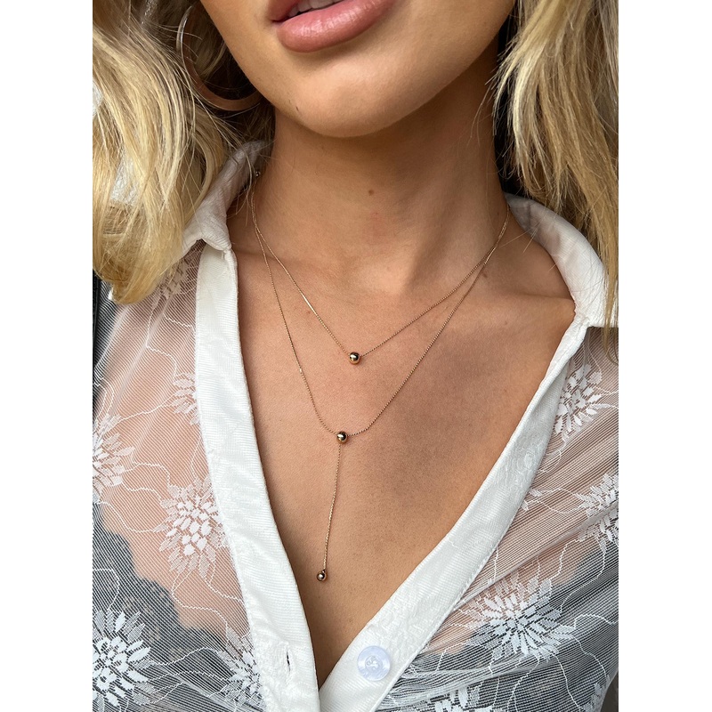 Zeena Necklace Set Gold