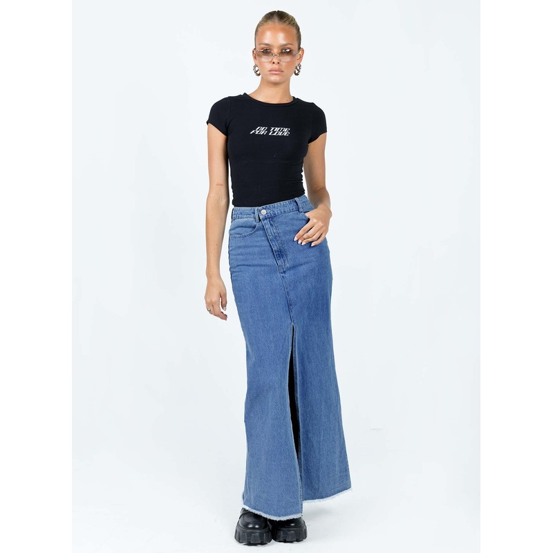 Benetti Midi Denim Skirt
