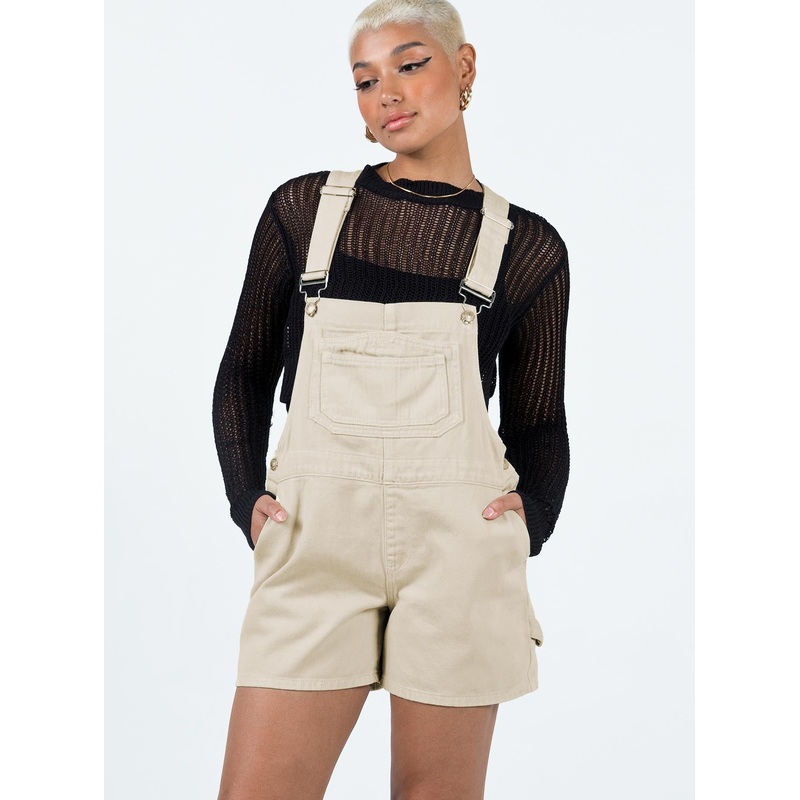 Foresta Oversized Overalls Cream