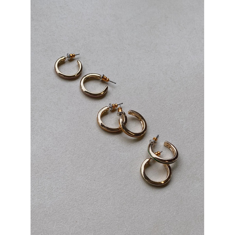 Bartlett Earring Pack Gold