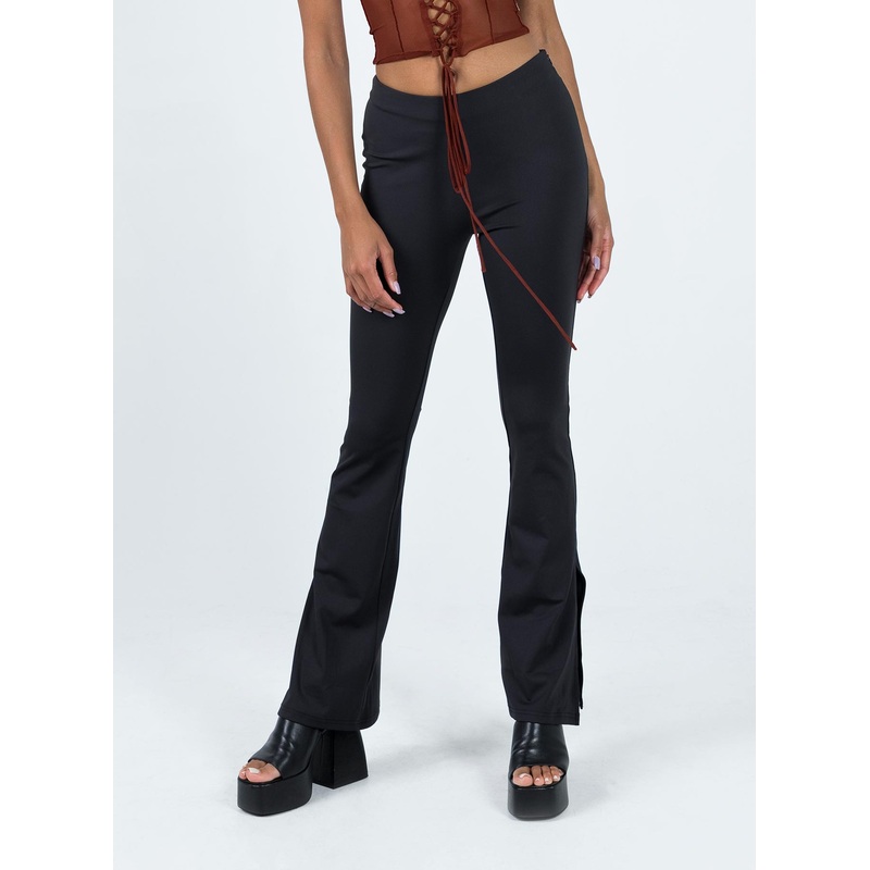 Long Nights Flare Pants Black