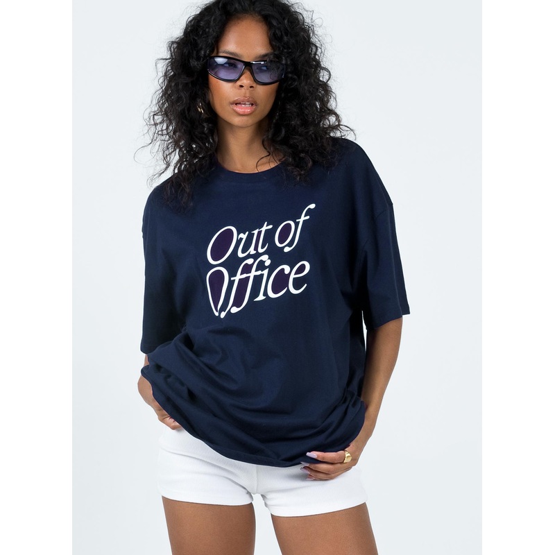 Out Of Office Tee Blue