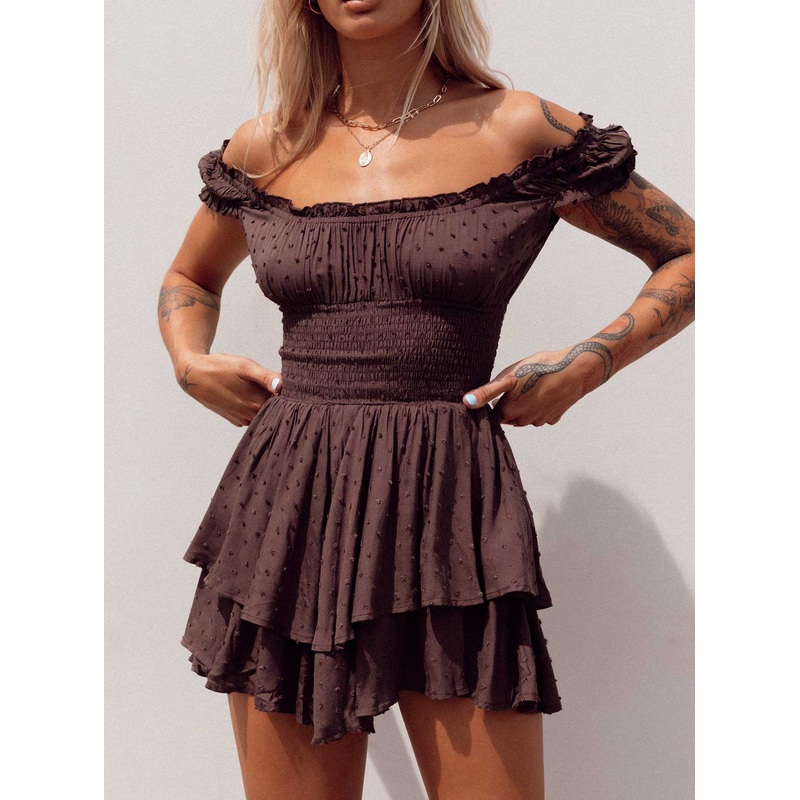 The Love Galore Playsuit Brown