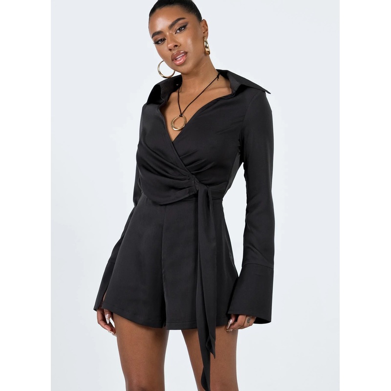 Vandana Romper Black