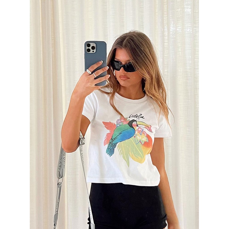 Costa Rica Tee White