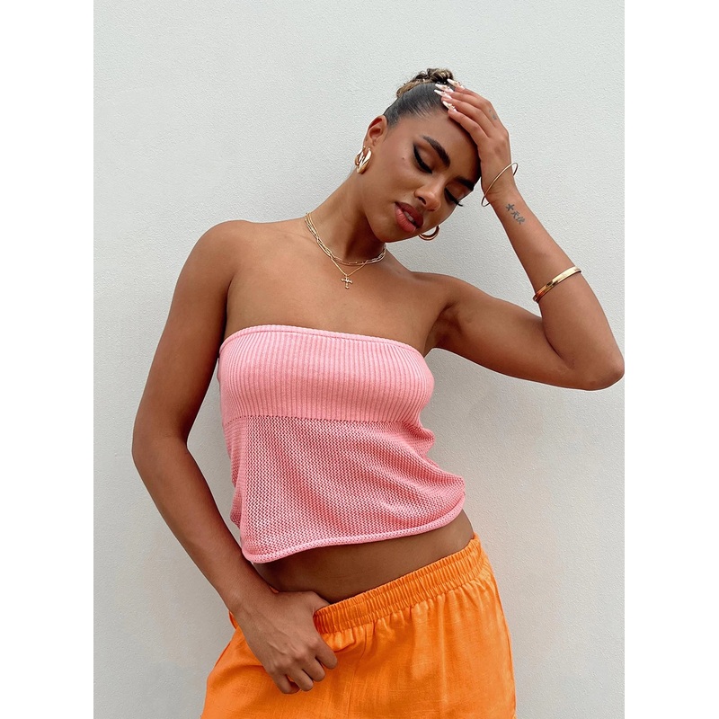 Lyndell Tube Top Pink