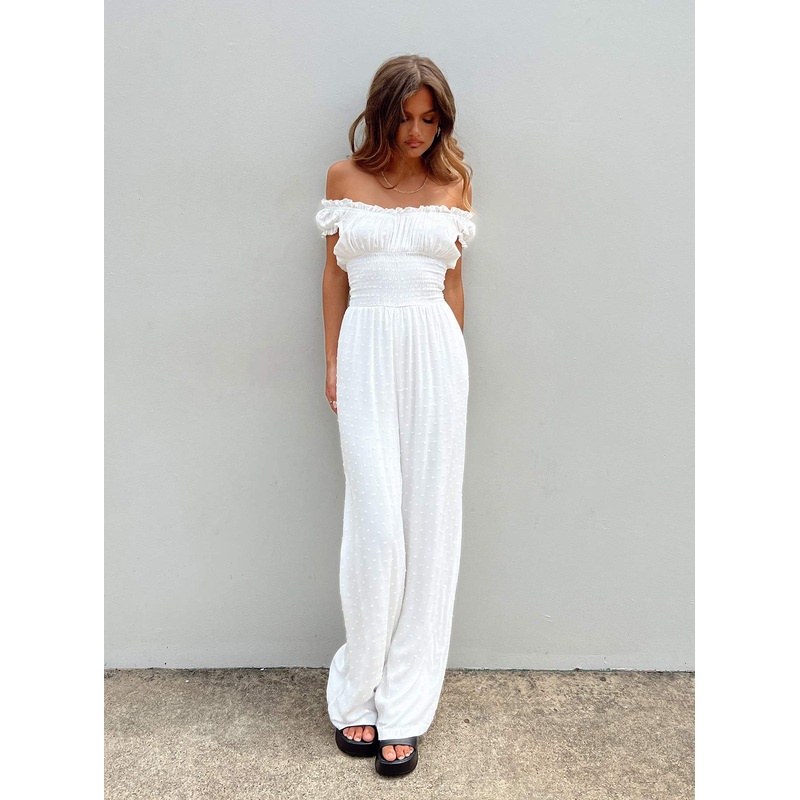 The Love Galore Jumpsuit White
