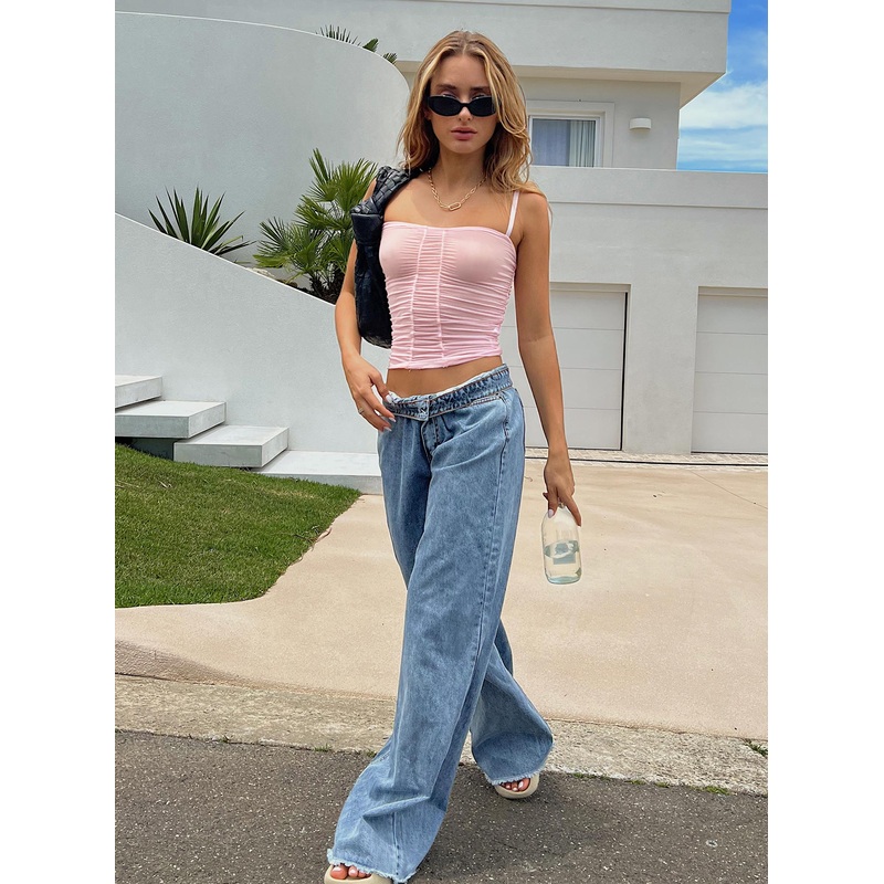 Eivissa Mesh Cami Pink