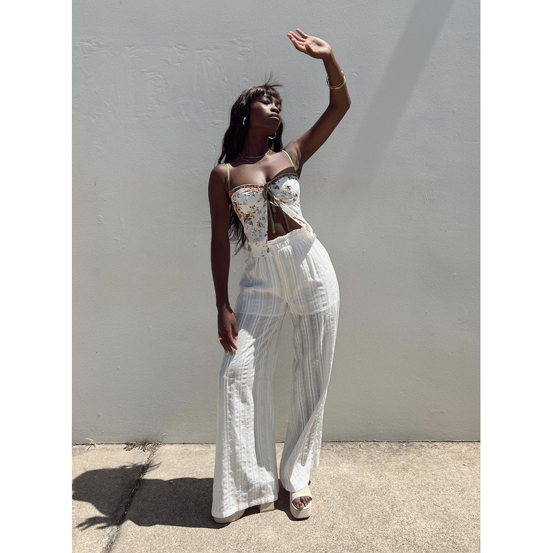 Jeremoane Pants White