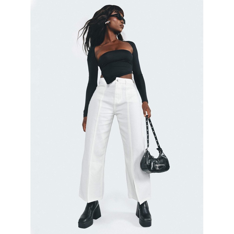 Mackman Jeans White Denim