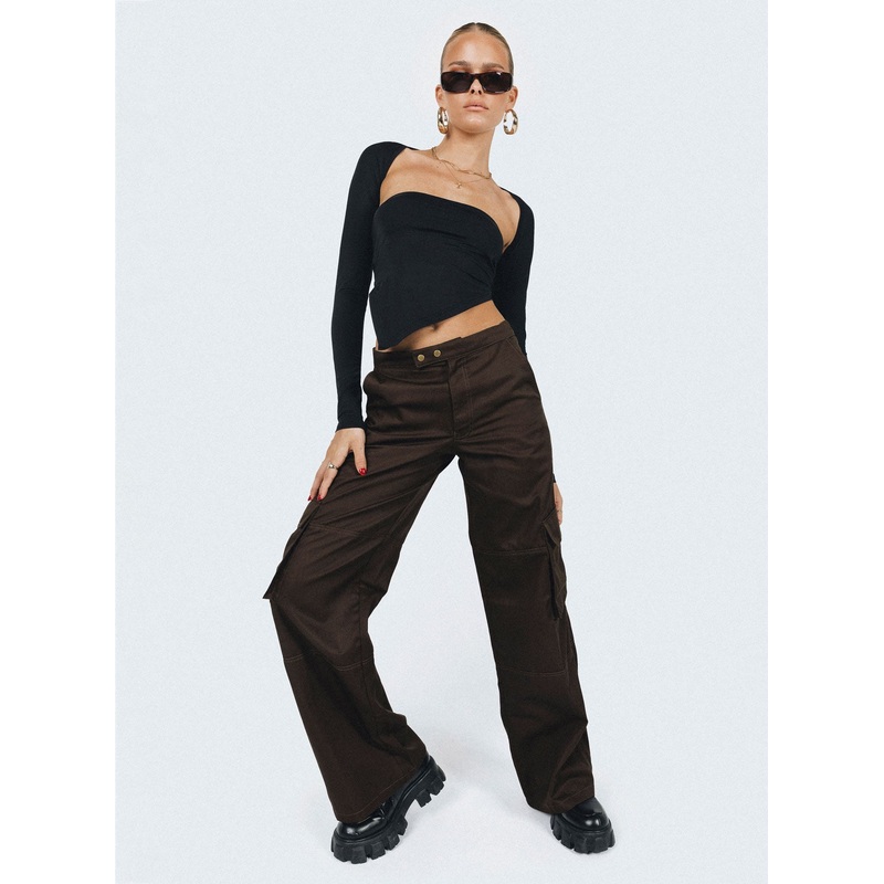 Motel Saul Trouser Dark Brown