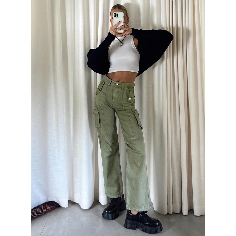 Oswell Cargo Pants Green