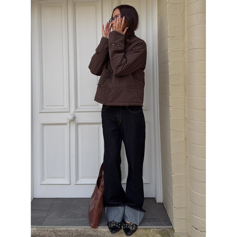 Top Model Cuffed Jean Dark Denim