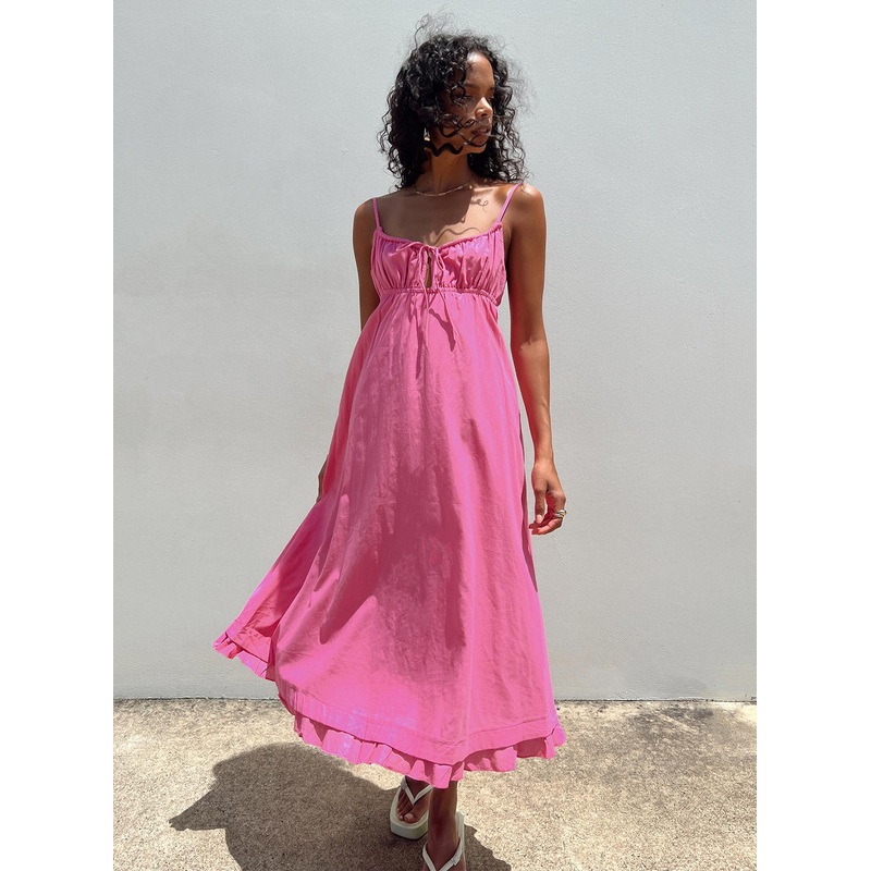 Empress Of Love Midi Dress Pink