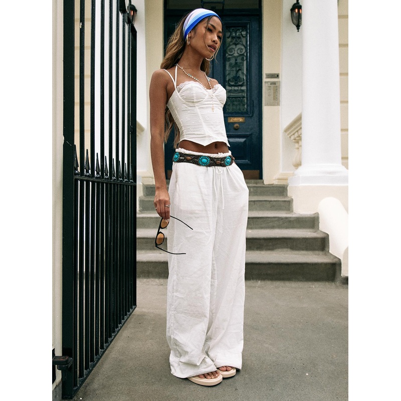 Morland Pants White