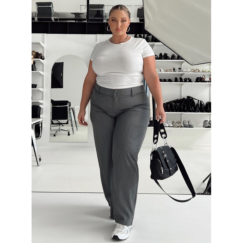 Alaina Pants Grey Curve