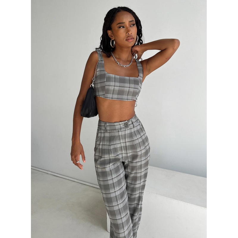 Huxley Set Grey Check