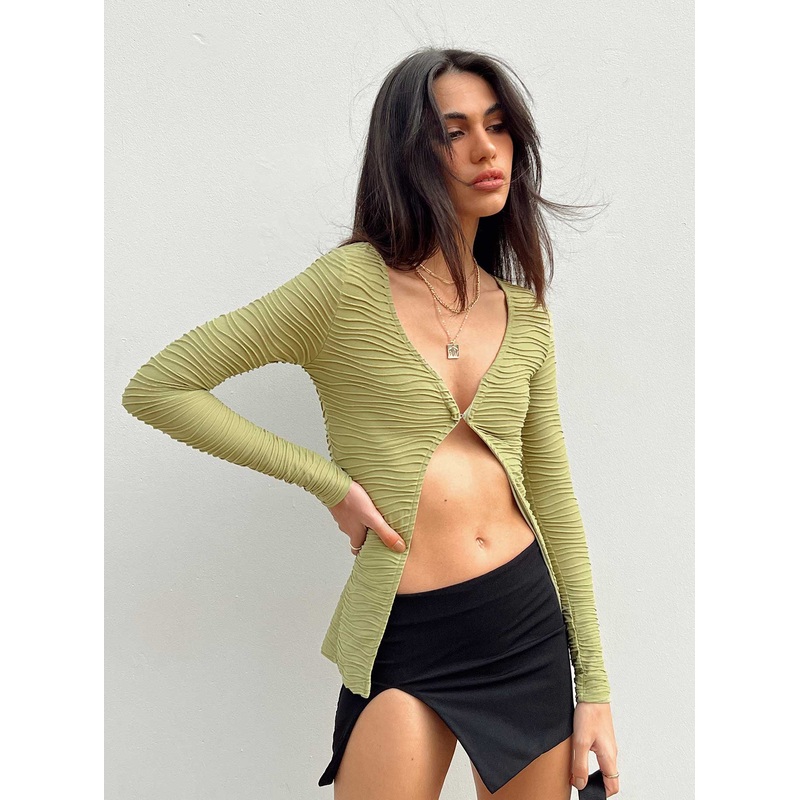 Nowell Long Sleeve Top Green