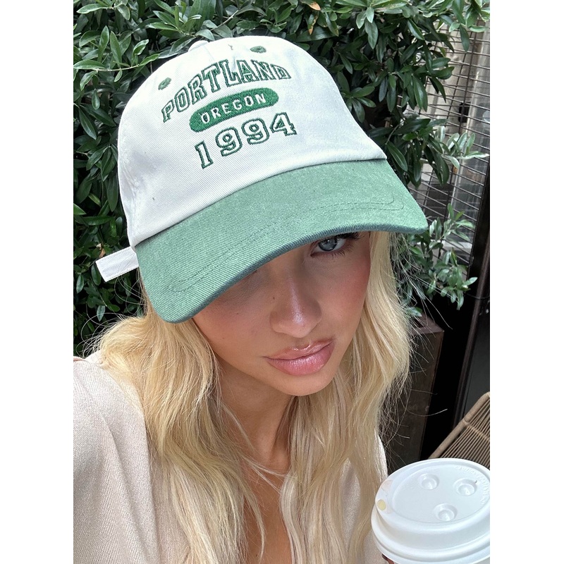 Oregon Cap White / Green