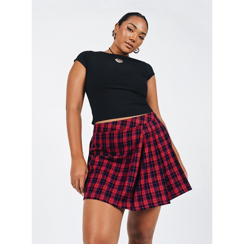 Kurtsi Mini Skirt Red
