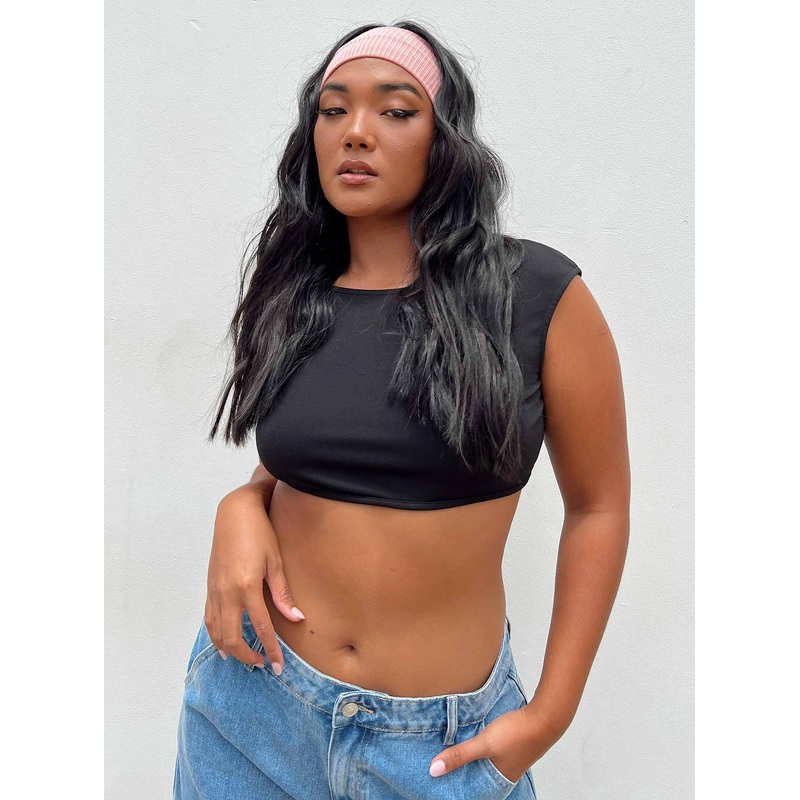 Pasadena Crop Top Black