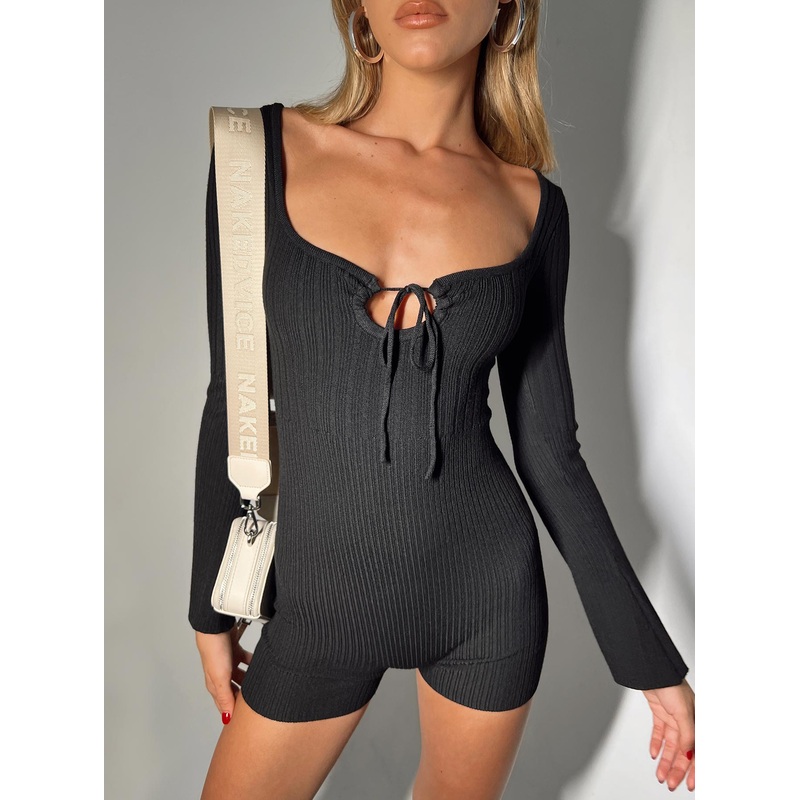 Erika Romper Black