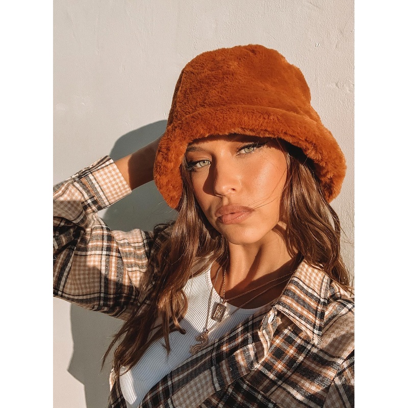 Theo Plush Bucket Hat