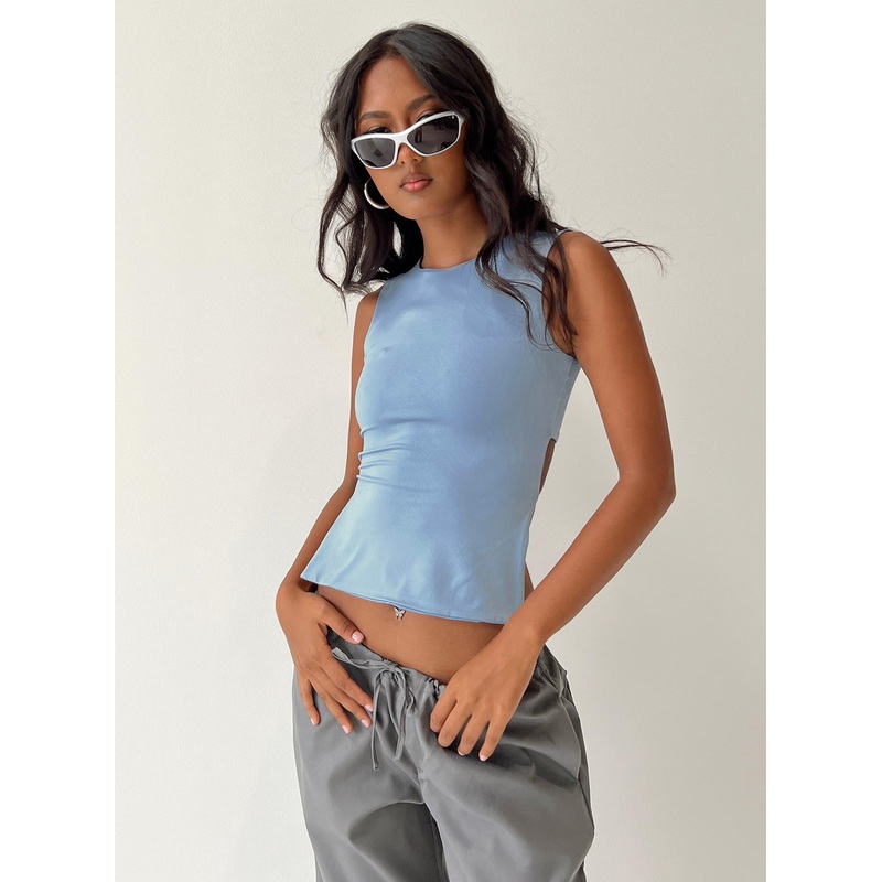 Uzo Top Blue