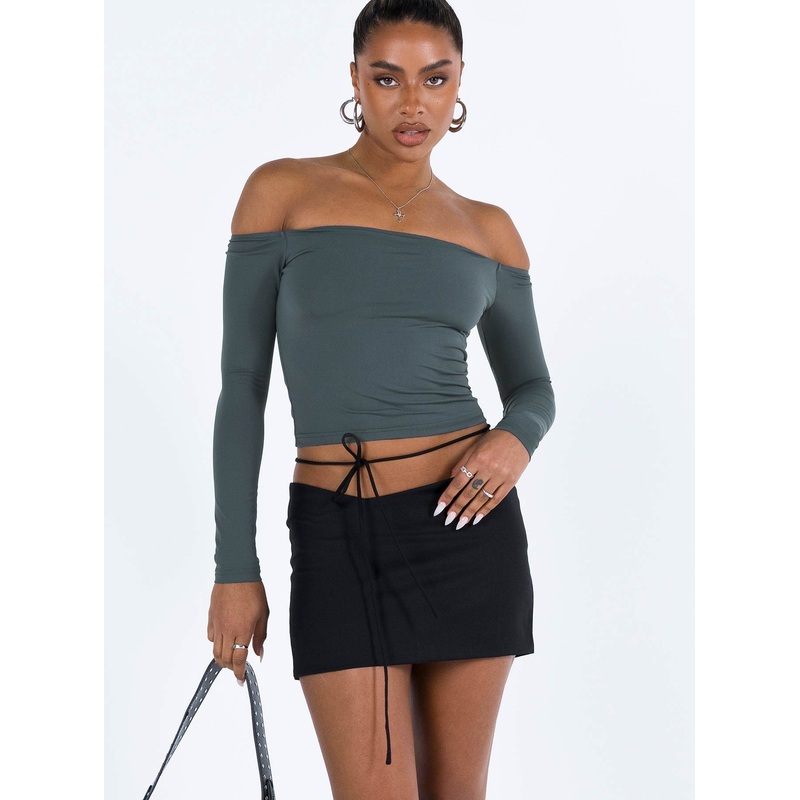 Diez Mini Skirt Licorice