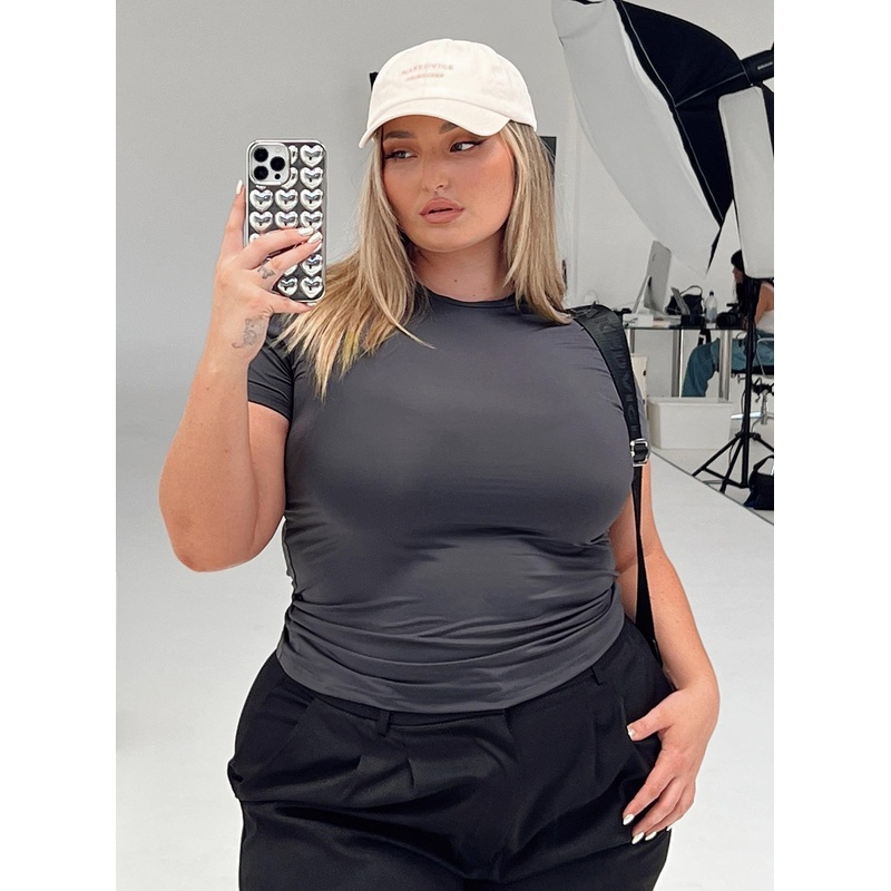 Lowell Top Grey Curve