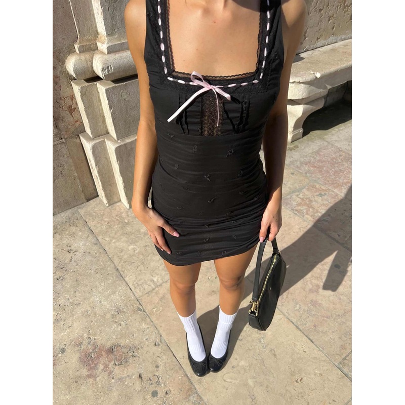 Carta Mini Dress Black