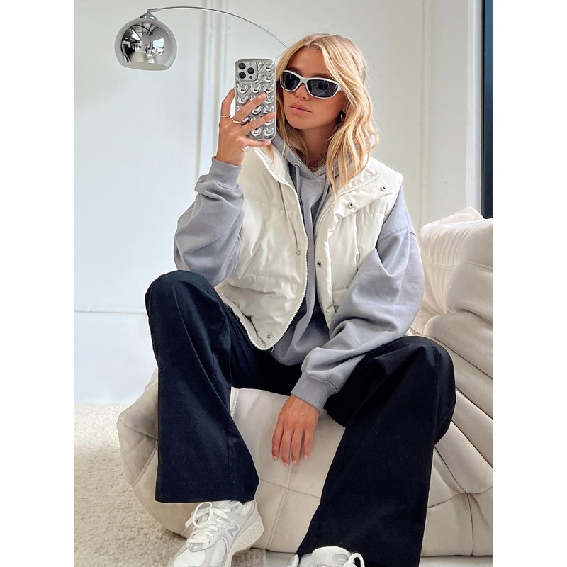 Jack Puffer Vest Cream