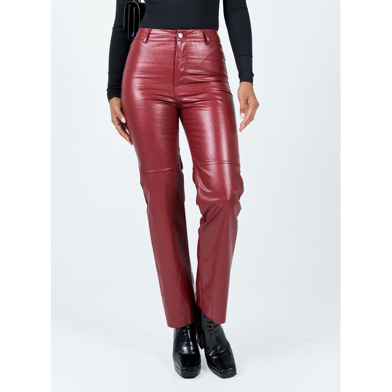 Macey Pants Burgundy