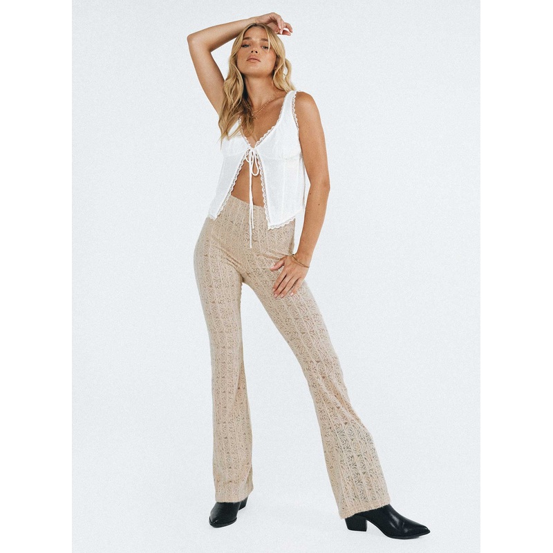 Maloney Knit Pants Cream