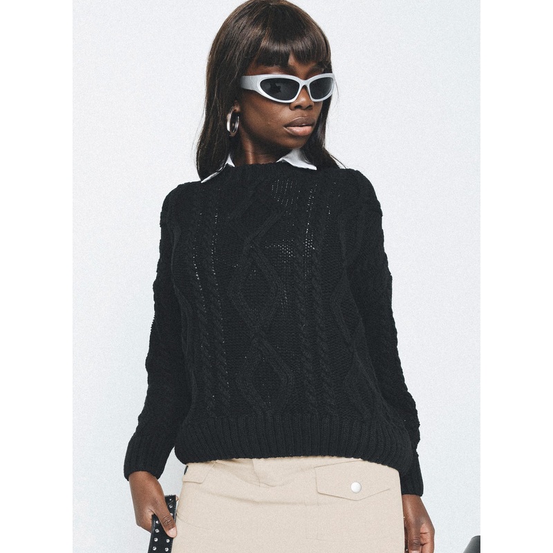 Anaya Oversized Jumper Black