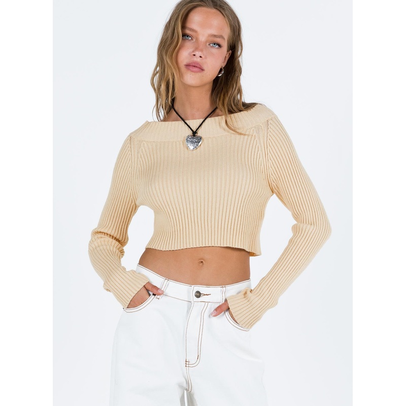 February Sweater Beige