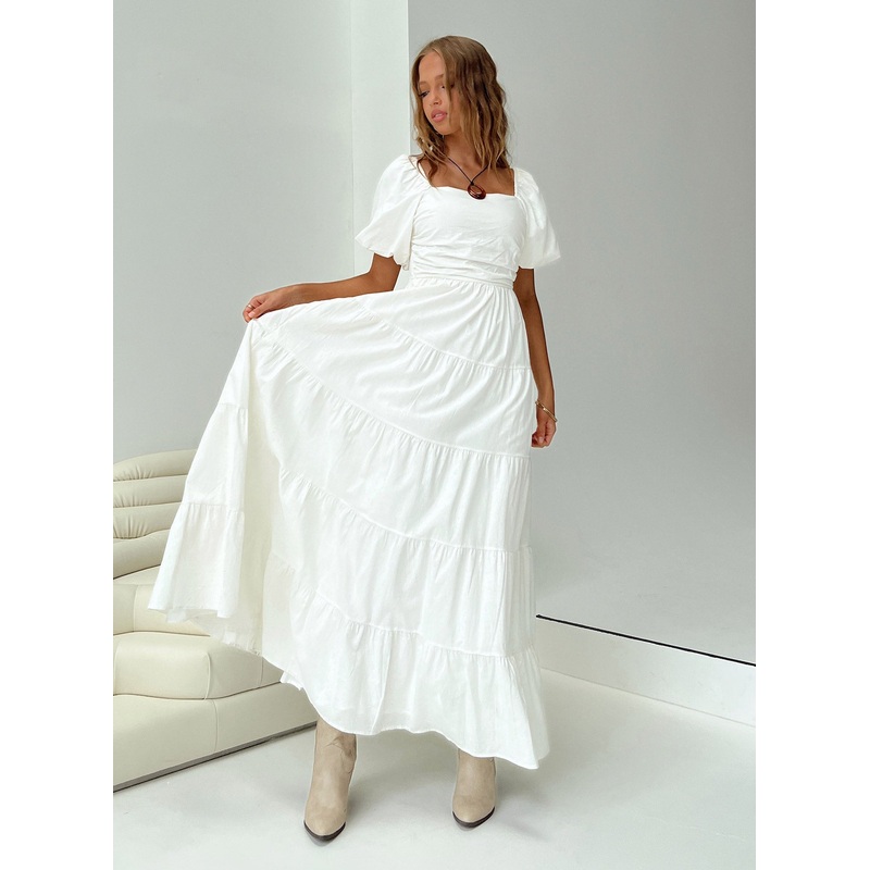 Garrity Maxi Dress White