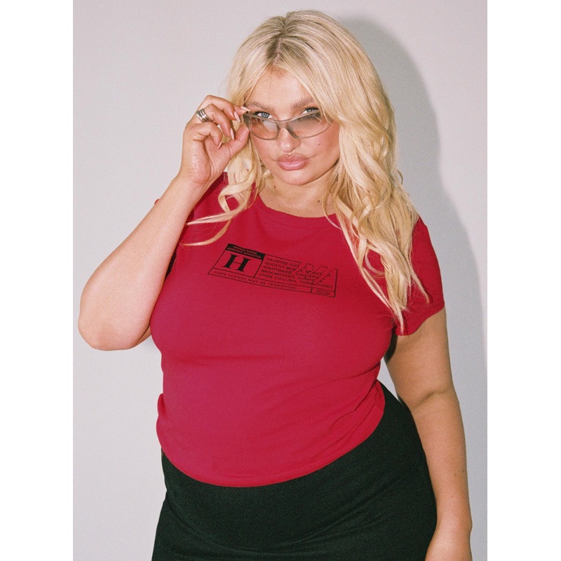 Horror Night Tee Red Curve