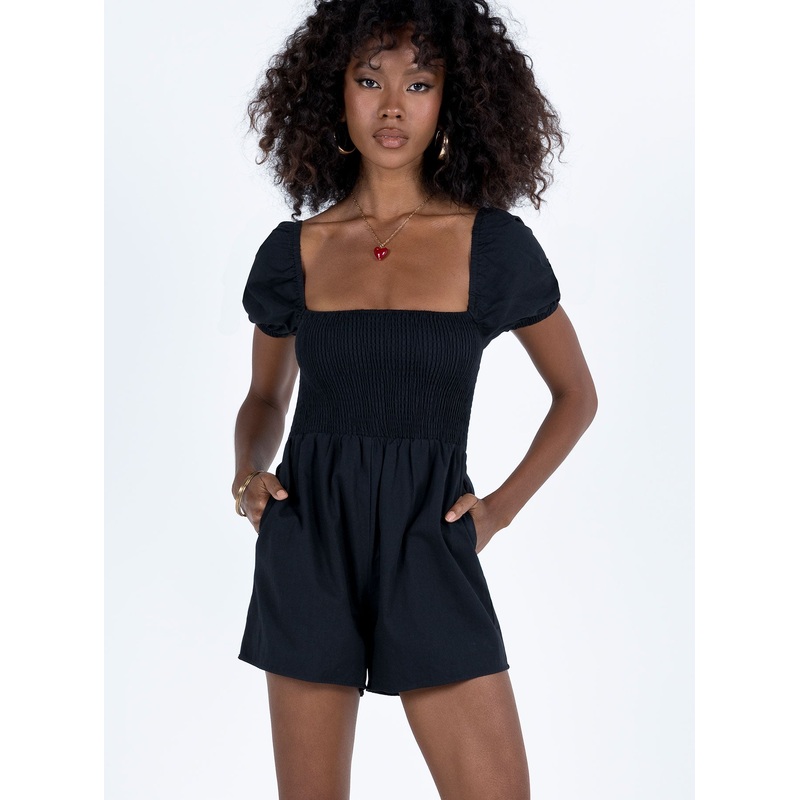 Maimie Playsuit Black
