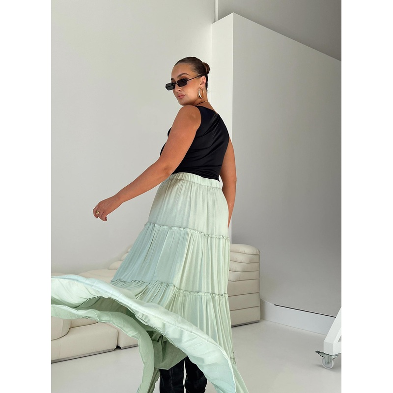 Miriah Maxi Skirt Sage
