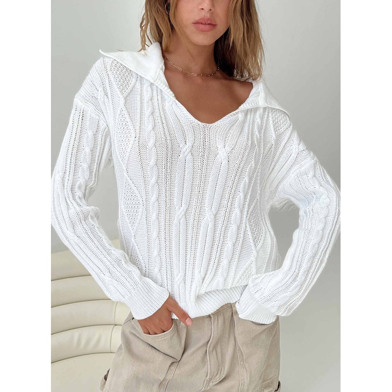 Symons Sweater White