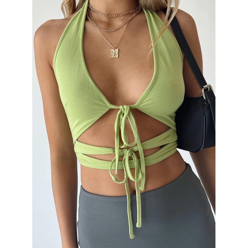Teegan Top Green