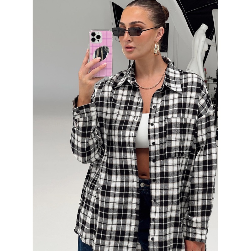 Weldon Shirt Black / White