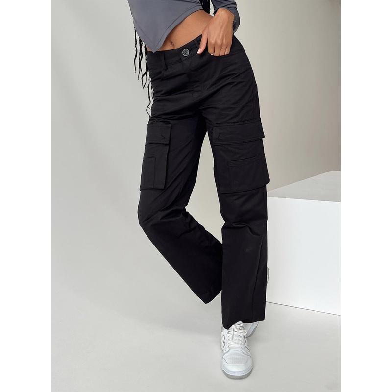 Malak Cargo Pants Black