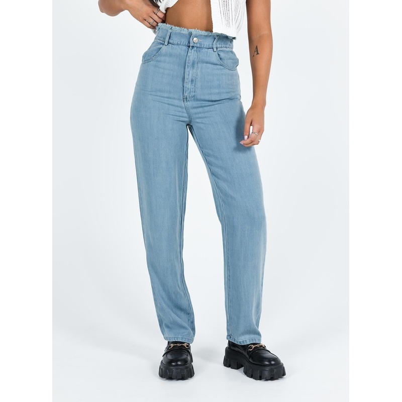 Nathalia Jeans Mid Wash Denim