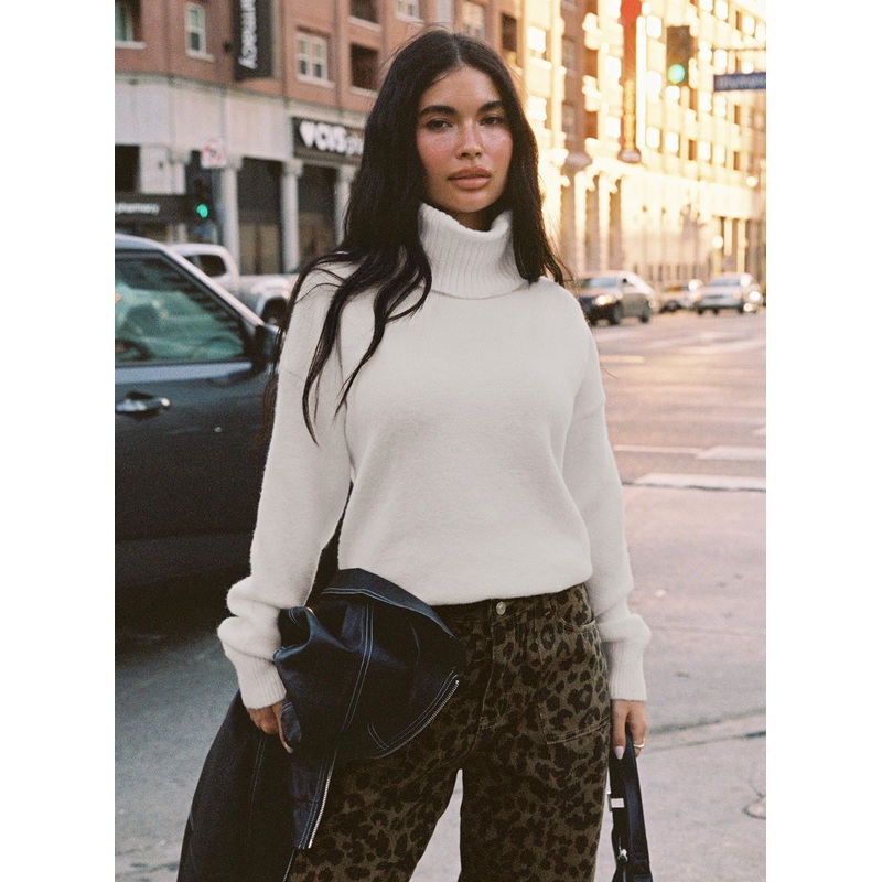 Oswin Turtleneck Sweater Oatmeal