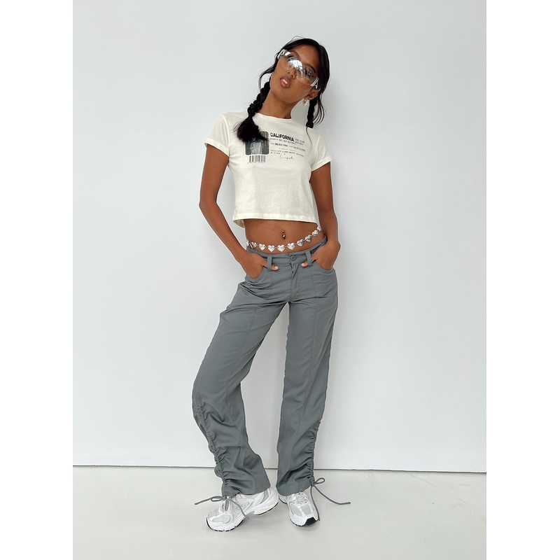 Motel Bracha Trouser Charcoal Grey