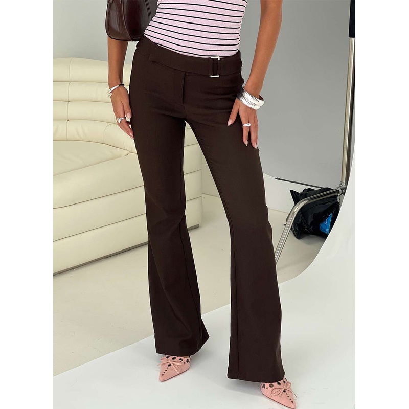Angel Unknown Flare Pants Chocolate